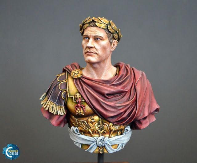 9. Có mối quan hệ lãng mạn với Cleopatra. Caesar có một mối quan hệ nổi tiếng với Cleopatra, nữ hoàng Ai Cập. Ông giúp Cleopatra giành lại ngôi vị và có một người con trai với bà, được đặt tên là Caesarion. Ảnh: Pinterest.