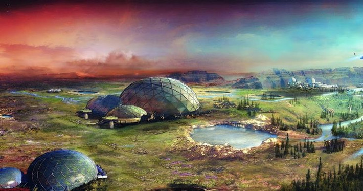 7. Phát triển khoa học vượt ngoài Trái Đất. Tesla tin rằng trong tương lai, con người sẽ khám phá và thậm chí định cư trên các hành tinh khác. "Con người sẽ tìm ra những bí mật mới của vũ trụ và sẽ tiến xa hơn ngoài Trái Đất", ông nói. Ảnh: Pinterest.