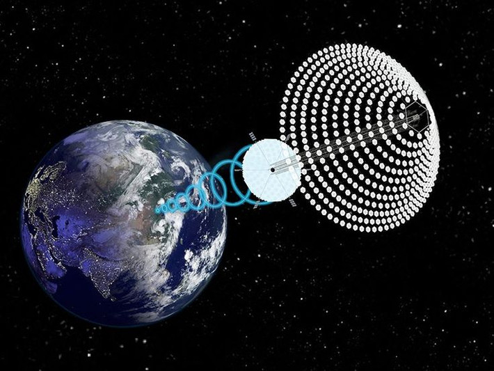 5. Năng lượng cho thế giới từ không gian. Tesla tin rằng có thể khai thác năng lượng từ không gian và phân phối chúng đến mọi nơi trên Trái Đất. Ảnh: Pinterest.
