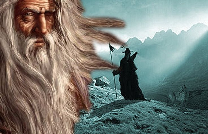 7. Thần Odin và Runes. Theo thần thoại Bắc Âu, thần Odin đã khám phá ra Runes sau 9 ngày treo mình trên cây thế giới Yggdrasil. Vì thế, Runes được coi là món quà từ các vị thần. Ảnh: Pinterest.