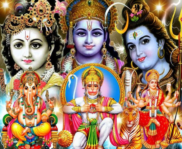 3. Hindu giáo. Trong Hindu giáo, số mệnh con người được quy định bởi karma (nghiệp), tức hành động và hậu quả của chúng từ kiếp này sang kiếp khác. Ảnh: Pinterest.