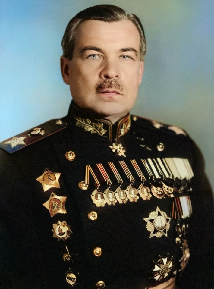 6. Leonid Govorov: Nguyên soái Liên Xô, lãnh đạo thành công chiến dịch phá vỡ vòng vây của Đức tại Leningrad, đóng góp lớn trong việc phòng thủ mặt trận phía Bắc. Ảnh: Pinterest.