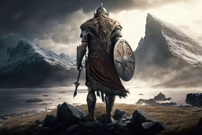 9. Tín ngưỡng đa thần. Họ tôn thờ nhiều vị thần như Odin (thần trí tuệ), Thor (thần sấm sét) và Freyja (nữ thần tình yêu). Các câu chuyện thần thoại Viking rất phong phú và được lưu truyền qua các bài thơ Edda. Ảnh: Pinterest.