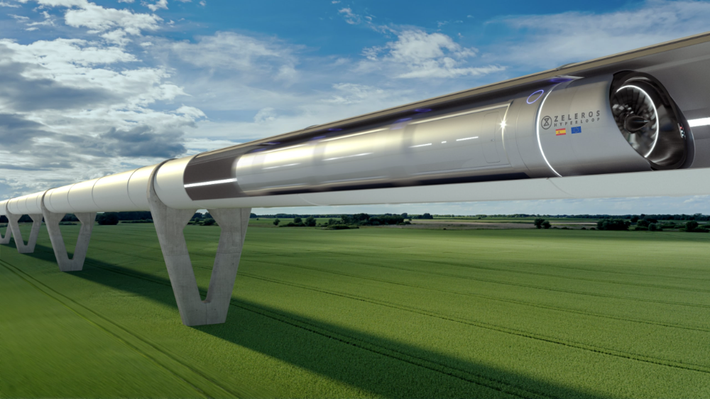 8. Tiết kiệm không gian và ít tác động đến môi trường. Hyperloop được thiết kế với cấu trúc nổi trên các trụ, giúp giảm diện tích đất cần sử dụng và hạn chế tác động đến hệ sinh thái. Ảnh: Pinterest.
