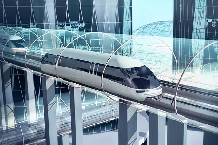 10. Công nghệ giảm áp lực gia tốc. Hành khách trên Hyperloop không cảm thấy khó chịu do gia tốc, vì các khoang được thiết kế để gia tăng tốc độ một cách mượt mà. Ảnh: Pinterest.
