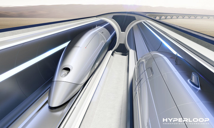 4. Sử dụng công nghệ từ tàu đệm từ. Hyperloop kết hợp các nguyên tắc từ tàu đệm từ (maglev) và công nghệ giảm áp suất để tạo ra sự ổn định và tốc độ cao. Ảnh: Pinterest.