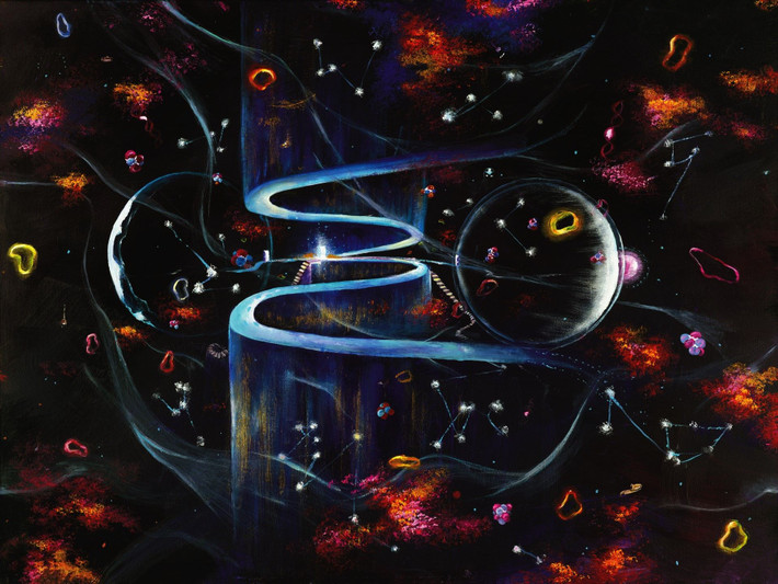 Bọt lượng tử (Quantum Foam): Ở cấp độ nhỏ nhất của không gian, mọi thứ biến động liên tục, giống như bọt sủi trong nước. Ảnh: Pinterest.