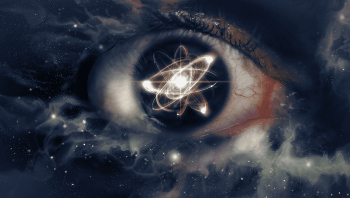 Hạt ảo (Virtual Particles): Các hạt ảo xuất hiện và biến mất trong một khoảng thời gian cực ngắn, là minh chứng cho sự sống động của chân không lượng tử. Ảnh: Pinterest.