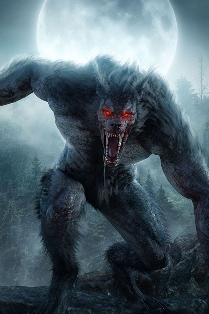 2. Hội chứng “hóa sói”. "Lycanthropy" là tên của một chứng rối loạn tâm lý, trong đó người bệnh tin rằng mình biến thành sói. Thuật ngữ này bắt nguồn từ tiếng Hy Lạp, nghĩa là "sự biến đổi thành sói". Hội chứng “hóa sói” có thể là nguồn gốc hình thành hình tượng người sói. Ảnh: Pinterest.