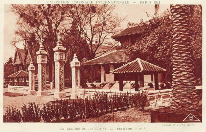 Khu triển lãm của Huế.