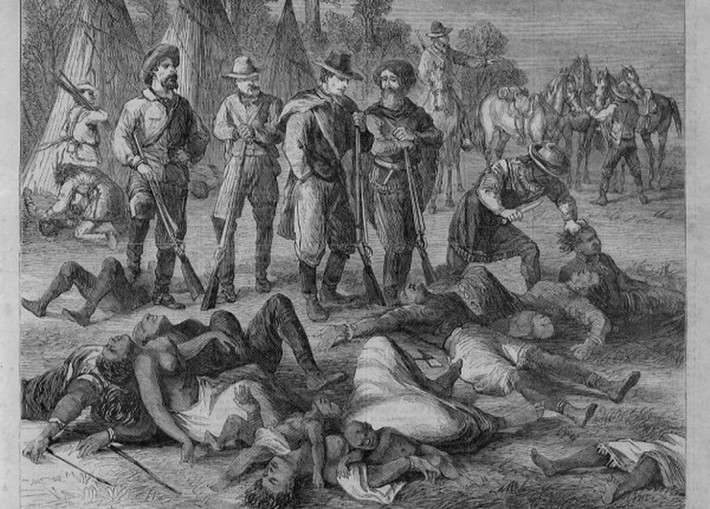 Tháng 3/1846, từ 120 đến 200 người da đỏ không vũ trang, chủ yếu là người Yana đã bị lính của chỉ huy Frémont giết hại khi đang tụ tập bên bờ sông Sacramento ở California.