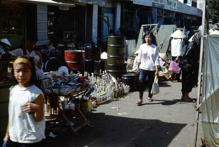 Khu chợ trời ở Vũng Tàu.