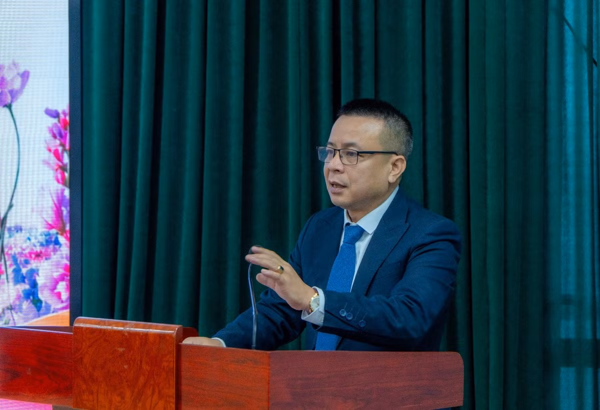 Ông Lê Thanh Tùng, Trưởng Ban Phổ biến kiến thức VUSTA chia sẻ tại chương trình
