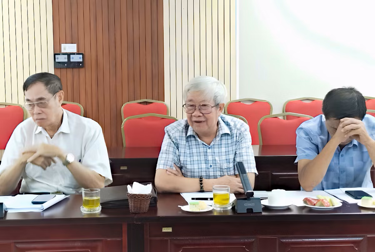 GS.TS. Lê Gia Vinh, Chủ tịch Hội Hình thái học Việt Nam phát biểu