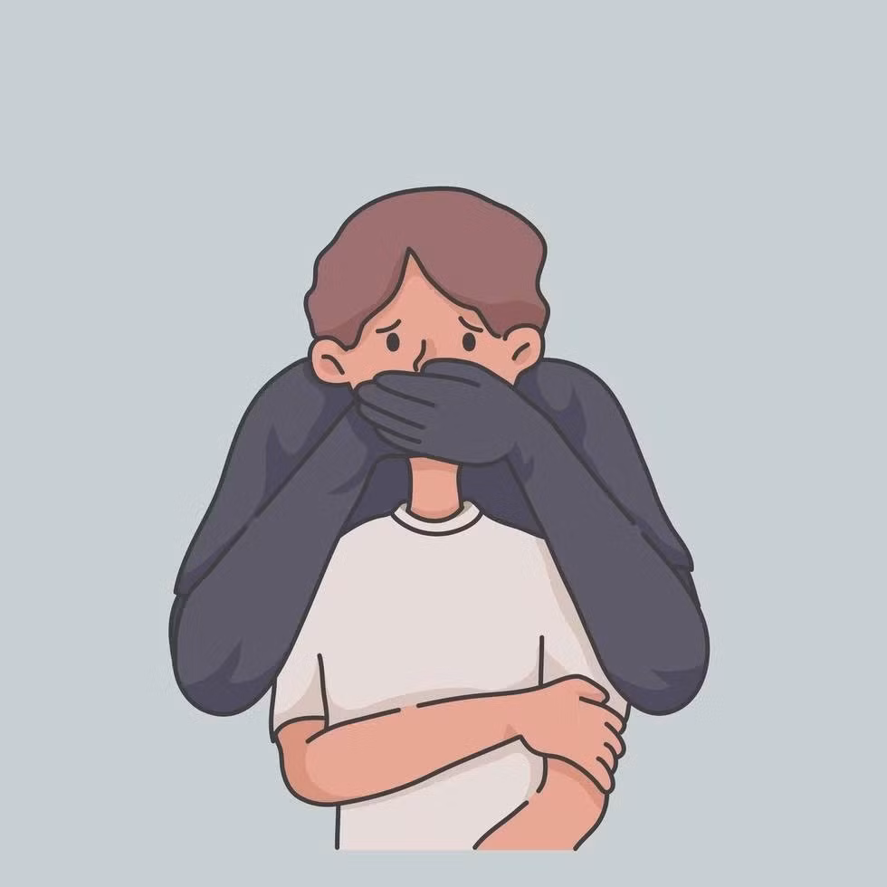Nhiều đứa trẻ không dám lên tiếng khi bị cha mẹ bạo hành. Ảnh minh họa: Vecteeze.