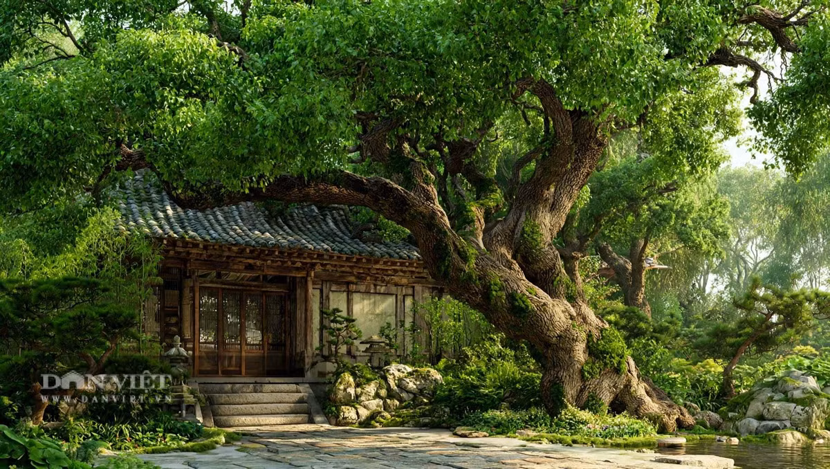Cây cảnh trong sân có chỗ, có nơi