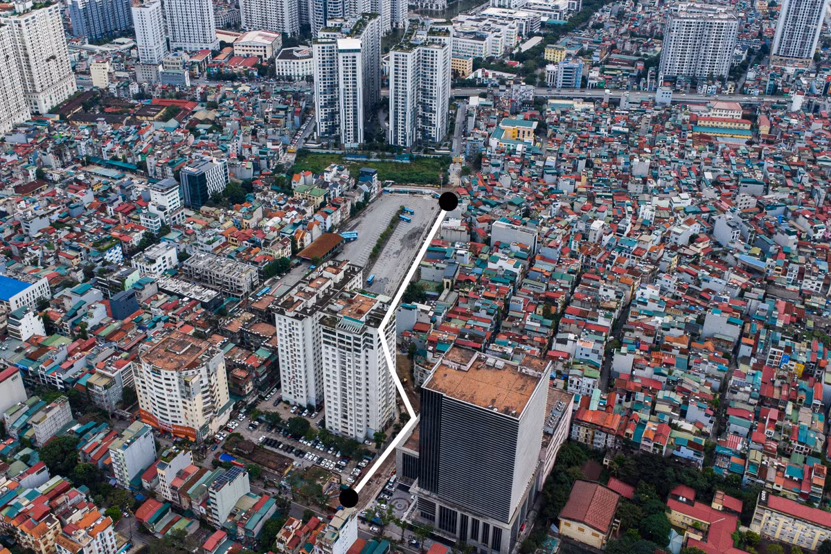 Dự án kết nối đường qua Công ty xe buýt với dự án 423 Minh Khai (phường Vĩnh Tuy, Hà Nội) có tổng vốn đầu tư hơn 83 tỷ đồng. Dự án được HĐND quận Hai Bà Trưng (cũ) phê duyệt năm 2019.