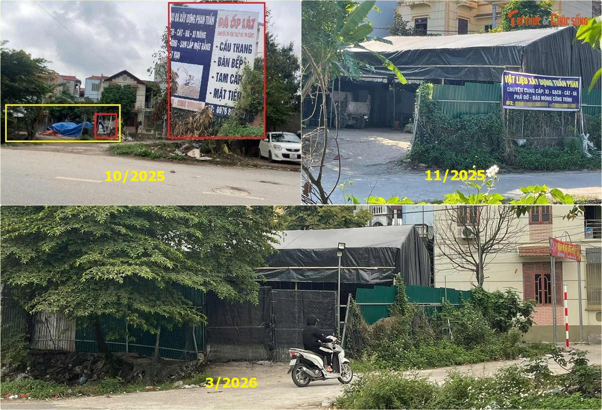 Riêng bãi tập kết VLXD trên đất ao công tại địa chỉ 202/46 phố Trung Kiên vẫn che chắn khung bạt, quây tấm tôn xung quanh cho dù bên ngoài đã tháo dỡ tấm băng rôn ghi thông tin chủ bãi. Trước đó, UBND TP Hà Nội có ban hành Công văn số 6275/UBND-ĐT chỉ đạo các đơn vị tăng cường quản lý hoạt động tập kết, kinh doanh vật liệu xây dựng trên địa bàn thành phố. Trong đó, chỉ đạo các cơ quan chức năng liên quan tăng cường quản lý, giải quyết hoạt động tập kết, kinh doanh vật liệu xây dựng vi phạm. Thực tế, các bãi tập kết VLXD nhếch nhác, ô nhiễm môi trường ở Tây Tựu vẫn ngang nhiên tồn tại, có hay không chủ bãi "phớt lờ" chỉ đạo của UBND TP Hà Nội? Ai chịu trách nhiệm trước vấn đề này? Thiết nghĩ các cơ quan chức năng của Hà Nội sớm có biện pháp xử lý nghiêm, dứt điểm, thượng tôn pháp luật. Video: Bãi tập kết VLXD nhếch nhác, ô nhiễm vẫn hoạt động ở Tây Tựu.