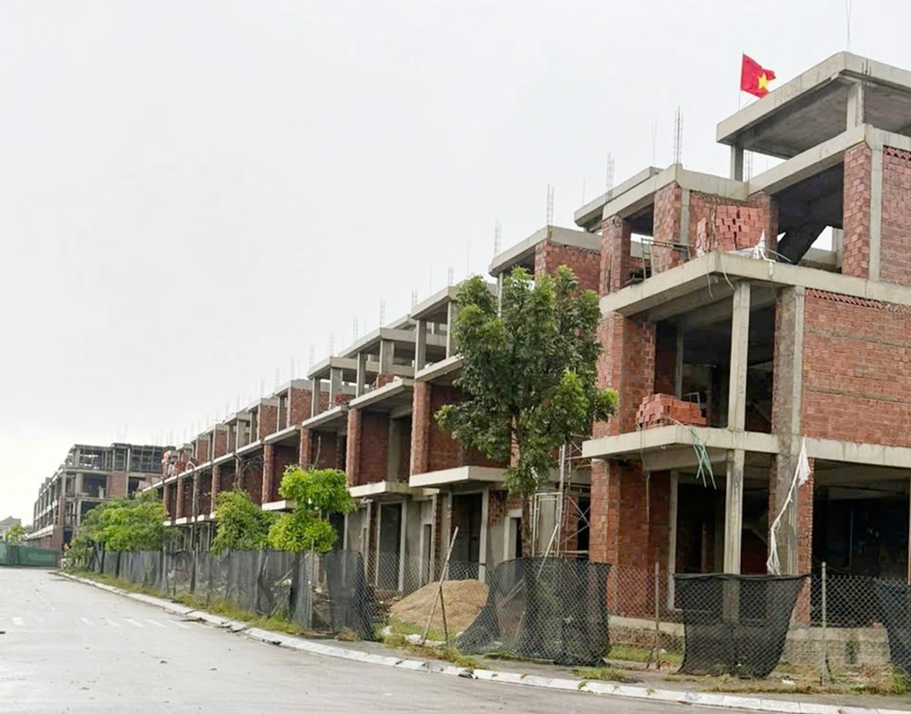 Dự án khu nhà ở thương mại phía Tây Nam đường Lý Thánh Tông. (Ảnh: Bùi Thành). cats-8150.jpg