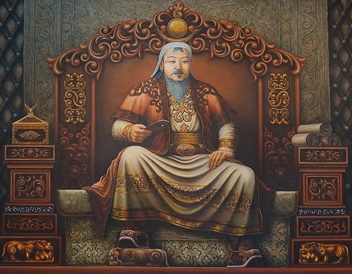 Quy mô công trình là ẩn số. Không ai biết lăng mộ của Thành Cát Tư Hãn hoành tráng như một cung điện hay chỉ đơn giản là một gò đất chôn cất. Ảnh: Pinterest.