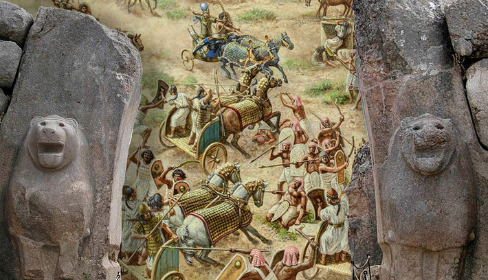 1. Là trận chiến đầu tiên giữa Hittite và Assyria được ghi chép chi tiết. Trận Nihriya được đề cập đến trong nhiều văn kiện Hittite và thư từ hoàng gia, đánh dấu lần đầu tiên đụng độ trực diện giữa hai cường quốc cổ đại này được ghi chép rõ nét trong lịch sử. Ảnh: thecollector.com.