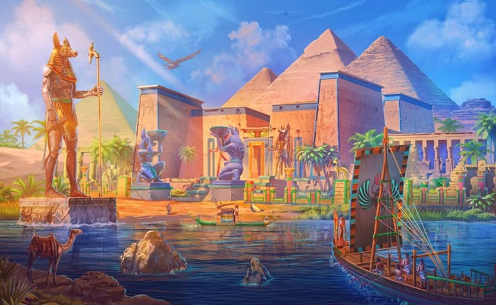3. Kim tự tháp là lăng mộ của các pharaon. Những công trình như Đại kim tự tháp Giza được xây dựng để chôn cất các vị vua và bảo vệ linh hồn họ trong cõi vĩnh hằng. Ảnh: Pinterest.