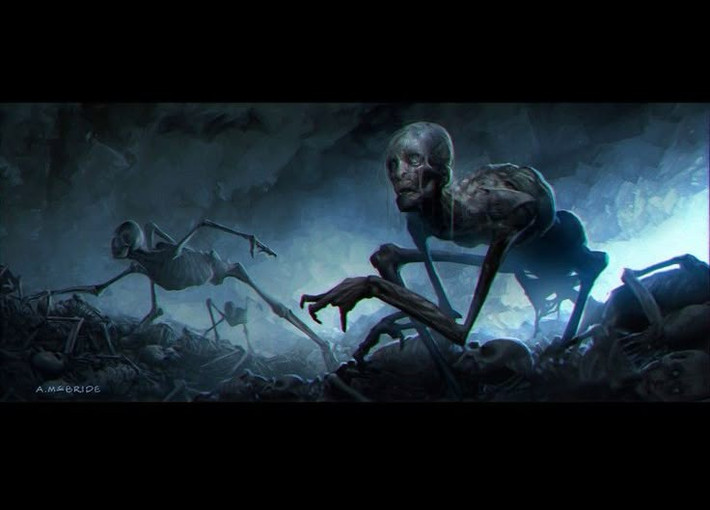 Strigoi được chia làm hai loại. “Strigoi sống” là những người bị nguyền rủa khi còn sống, còn “Strigoi chết” là linh hồn trỗi dậy sau khi chôn cất. Ảnh: Pinterest.
