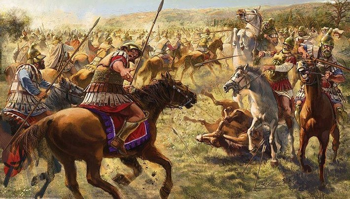 7. Alexander chôn cất trọng thể các chiến binh tử trận. Ông cho tổ chức tang lễ trọng thể cho những binh sĩ Hy Lạp tử trận và gửi tượng của 25 người anh hùng về đền thờ Athena ở Athens như một thông điệp chính trị. Ảnh: Pinterest.