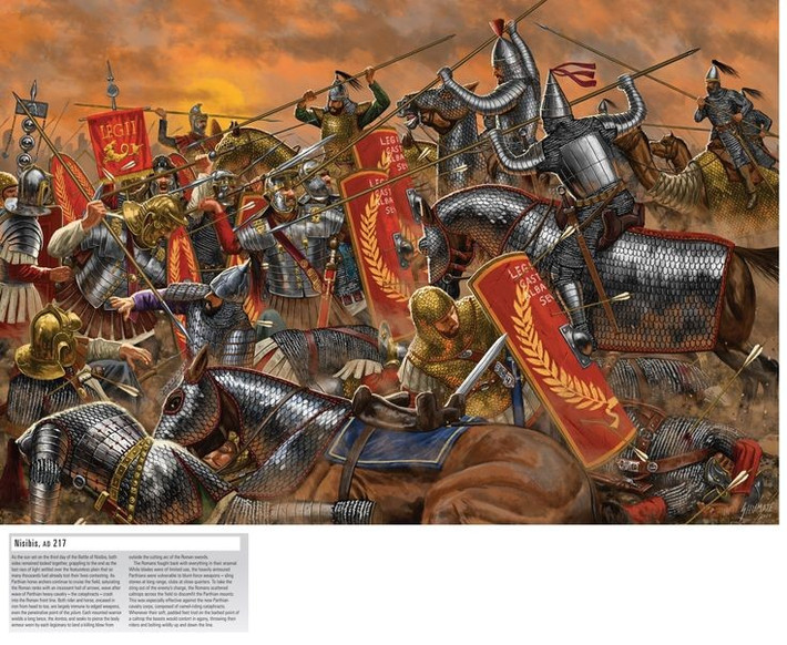 1. Crassus thất trận vì lòng tham vô độ. Marcus Licinius Crassus – một trong ba nhà lãnh đạo của Liên minh Tam Đầu Chế cúa La Mã đương thời – phát động cuộc chiến với Parthia không có lý do chính trị rõ ràng, mà chủ yếu vì tham vọng cá nhân và khát khao vinh quang. Ảnh: Pinterest.