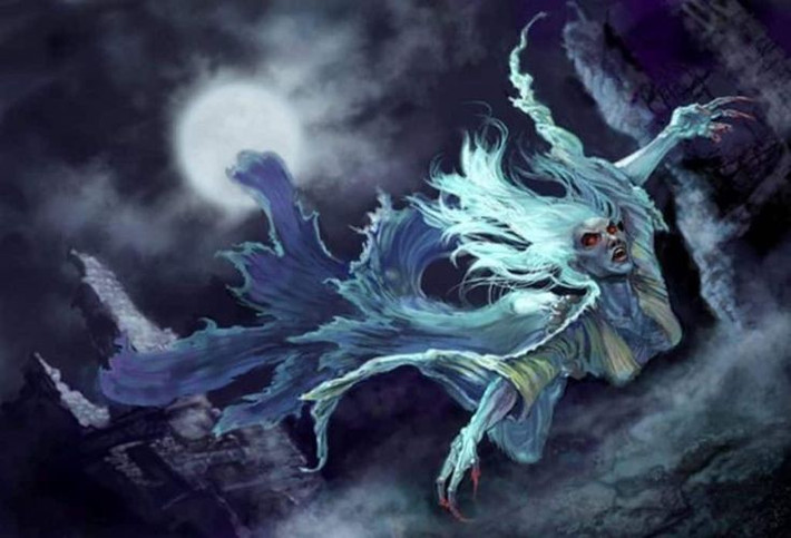 Gắn với những gia tộc quý tộc. Nhiều câu chuyện kể rằng Banshee chỉ xuất hiện để báo tử cho các gia đình lâu đời và có danh giá ở Ireland. Ảnh: Pinterest.