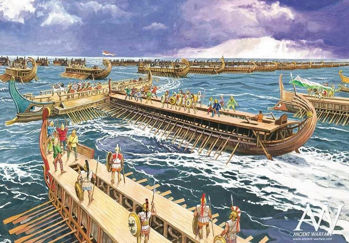 7. Cho thấy sự vượt trội về tổ chức quân sự của Ba Tư. Chiến thắng tại Lade thể hiện khả năng điều phối và khai thác điểm yếu của kẻ thù của các tướng lĩnh Ba Tư, đồng thời khẳng định vị thế bá chủ vùng Tiểu Á của họ. Ảnh: Pinterest.