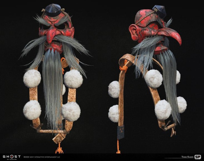 4. Võ nghệ siêu phàm. Tengu thường gắn liền với hình ảnh bậc thầy kiếm thuật và võ nghệ, truyền dạy bí quyết cho các samurai. Ảnh: Pinterest.