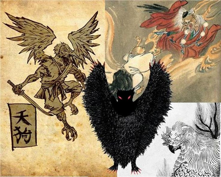 5. Liên hệ với Phật giáo. Tengu từng bị coi là yêu quái cản trở sự tu hành của các nhà sư Phật giáo. Ảnh: Pinterest.