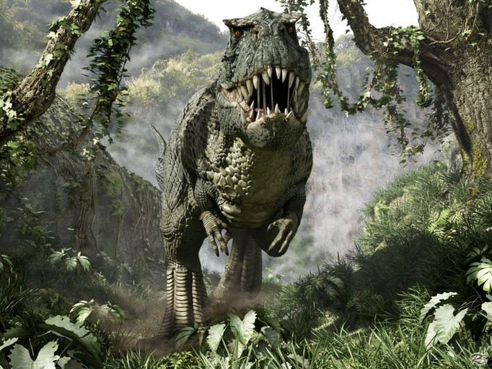 6. Tay nhỏ nhưng hữu dụng. Dù có cánh tay ngắn và dường như vô dụng, T. rex có thể dùng chúng để giữ chặt bạn tình khi giao phối hoặc hỗ trợ đứng dậy sau khi ngã. Ảnh: Pinterest.