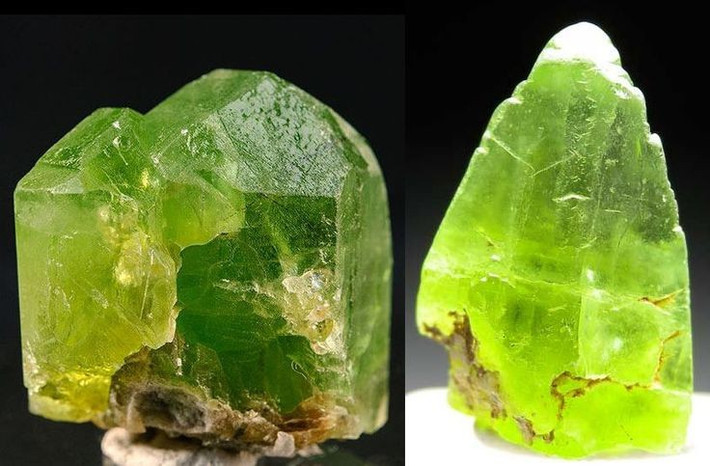 4. Một số đá peridot đến từ ngoài Trái Đất. Các thiên thạch rơi xuống Trái Đất được phát hiện chứa peridot – biến nó thành loại đá quý có nguồn gốc vũ trụ. Ảnh: Pinterest.