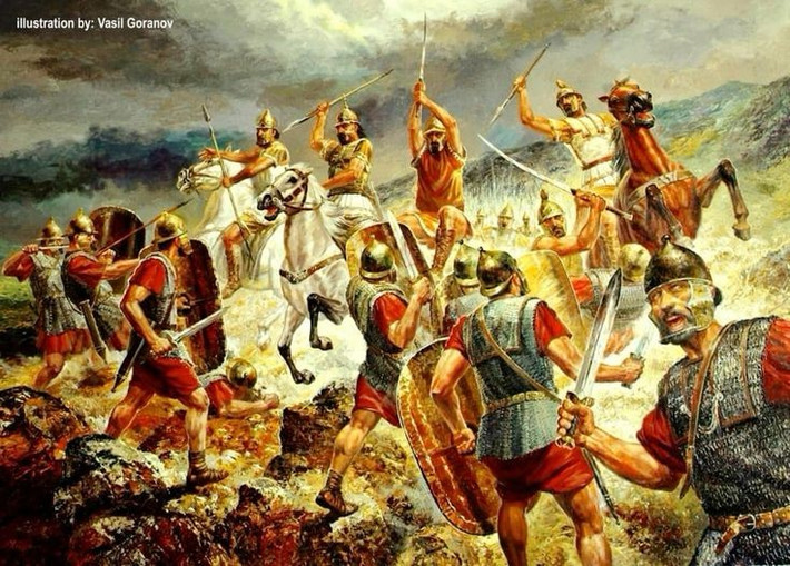 2. Chỉ huy La Mã là Lucius Aemilius Paullus. Ông được xem là một trong những vị tướng tài giỏi nhất của La Mã, nổi tiếng với chiến thuật linh hoạt và kỷ luật thép. Ảnh: Pinterest.