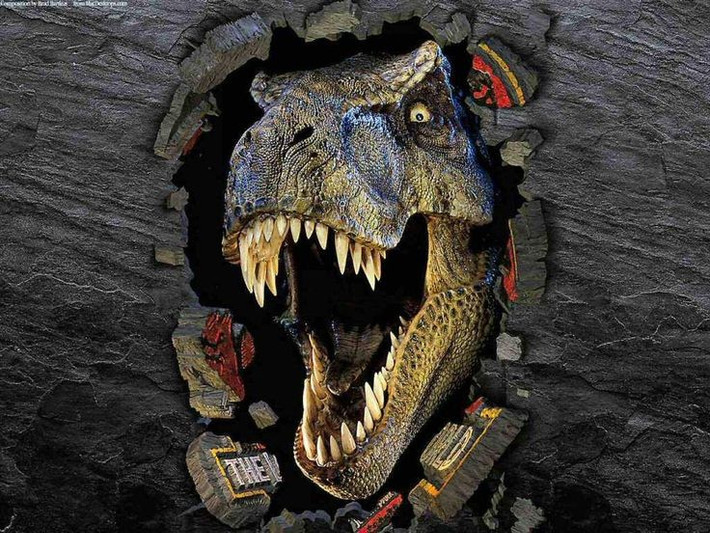 3. Hàm răng tái tạo liên tục. Những chiếc răng dài tới 30 cm của T. rex có thể mọc lại sau khi gãy, tương tự như ở cá mập. Ảnh: Pinterest.
