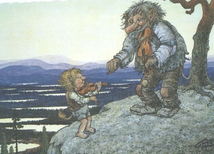 6. Troll không phải lúc nào cũng ác. Dù thường đáng sợ, nhưng trong một số truyền thuyết, Troll có thể giúp đỡ con người hoặc chung sống hòa thuận. Ảnh: Pinterest.