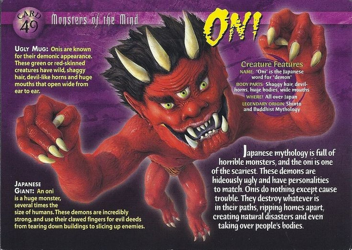 7. Truyền thuyết về Shuten-dōji. Oni nổi tiếng nhất là Shuten-dōji, một con quỷ khổng lồ khét tiếng ở Kyoto, bị các samurai tiêu diệt trong truyền thuyết. Ảnh: Pinterest.