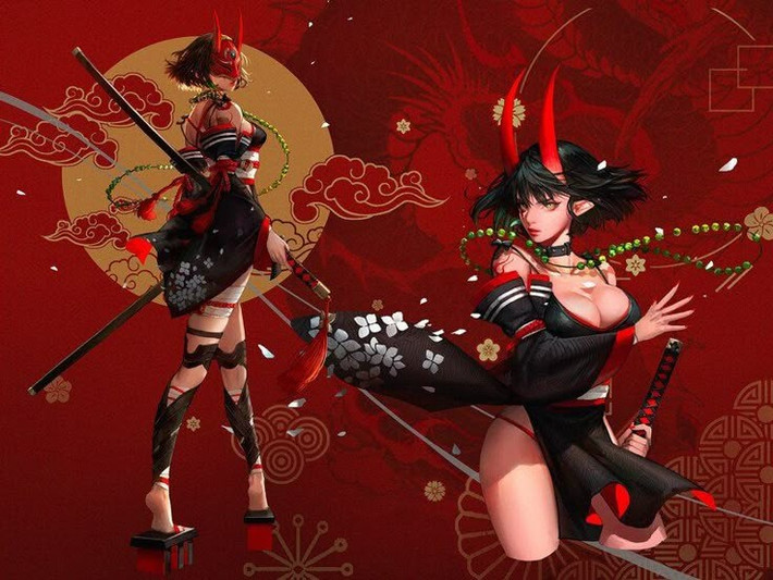 8. Biểu tượng trong văn hóa đại chúng. Ngày nay, Oni trở thành nguồn cảm hứng trong anime, manga, game và phim ảnh, vừa đáng sợ vừa hấp dẫn. Ảnh: Pinterest.