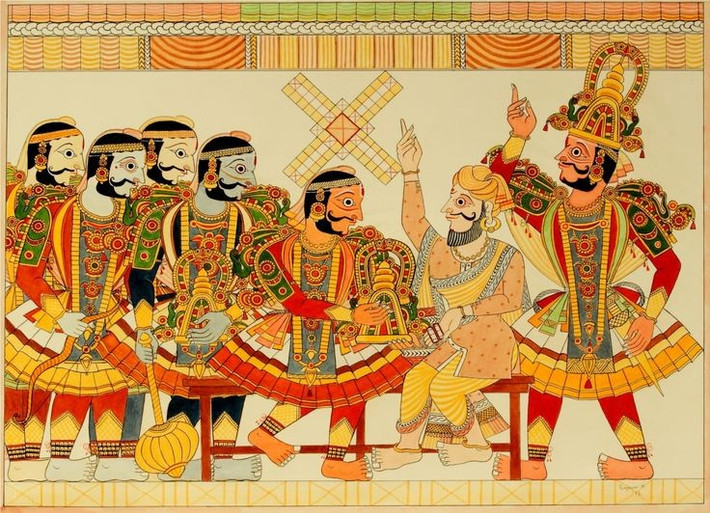 6. Bhagavad Gita nằm trong Mahabharata. Tác phẩm triết học – tôn giáo nổi tiếng Bhagavad Gita chính là một phần quan trọng thuộc sử thi này. Ảnh: Pinterest.
