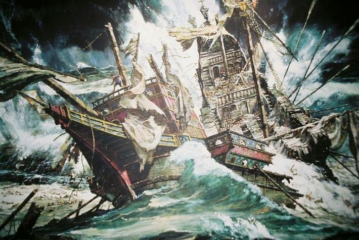 2. Mục tiêu của Armada là lật đổ Nữ hoàng Elizabeth I. Hạm đội được vua Philip II phái đi nhằm xâm chiếm nước Anh, lật đổ Elizabeth I và khôi phục Công giáo La Mã ở Anh. Ảnh: Pinterest.
