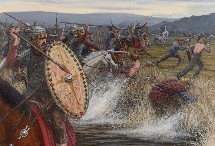 Được ghi chép bởi Tacitus. Hầu hết những gì ta biết về trận chiến đều đến từ nhà sử học La Mã Tacitus, con rể của tướng Agricola. Ảnh: Pinterest.
