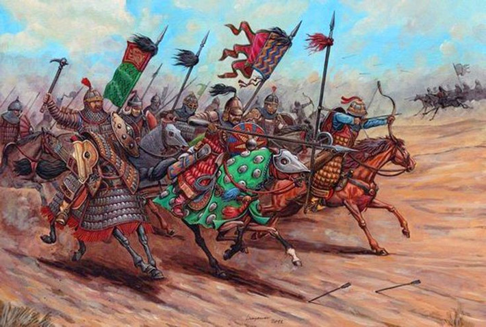 4. Người Mamluk sử dụng chiến thuật của chính quân Mông Cổ. Quân Mamluk đã học hỏi và vận dụng các chiến thuật tập kích giả và phục kích – vốn là đặc sản của người Mông Cổ – để đánh bại họ. Ảnh: Pinterest.
