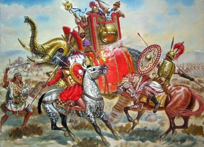 4. Xuất hiện tướng đánh thuê Hy Lạp. Carthage mời tướng đánh thuê người Sparta, Xanthippus, chỉ huy quân đội và nhanh chóng đảo ngược tình thế. Ảnh: Pinterest.