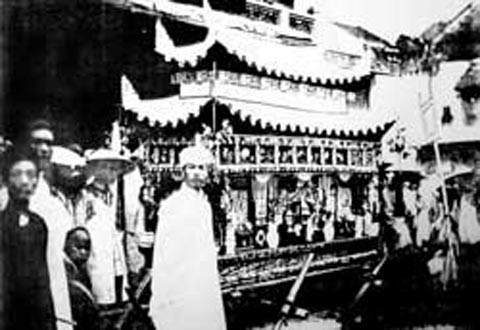 Đám tang chí sĩ Lương Văn Can tại Hà Nội, năm1927. Ảnh: Baotanglichsu. luong-van-can-5.jpg