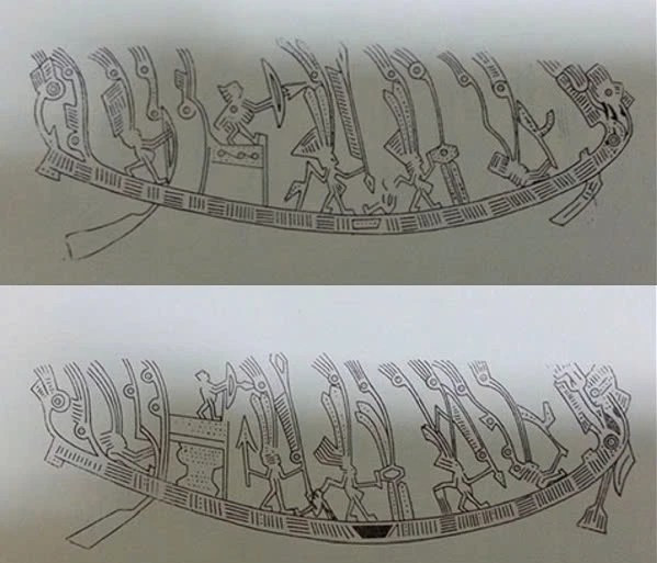 Bản vẽ loại mũi tên được khắc họa rõ nét trên trống đồng Ngọc Lũ. Nguồn: VĐT. 4.png
