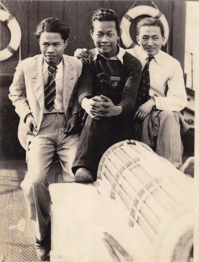 5 năm du học, GS Tạ Quang Bửu (bìa trái) tận dụng để thu hoạch được nhiều kiến thức và theo học nhiều giáo sư có tiếng, không vì bằng cấp. Ảnh: HUST. ta-quang-buu-3.jpg