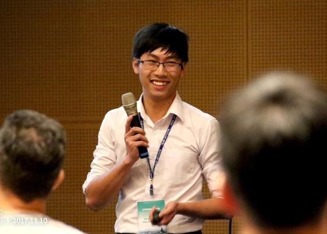 Thuyết trình tại Hội thảo quốc tế về lý thuyết thông tin IEEE ITW tại Đài Loan (Trung Quốc) năm 2017. ts-hoang-7.jpg