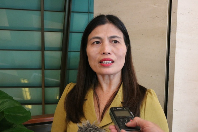 Đại biểu Quốc hội Hồ Thị Minh (đoàn Quảng Trị). Ảnh: Mai Loan. img-1532.jpg